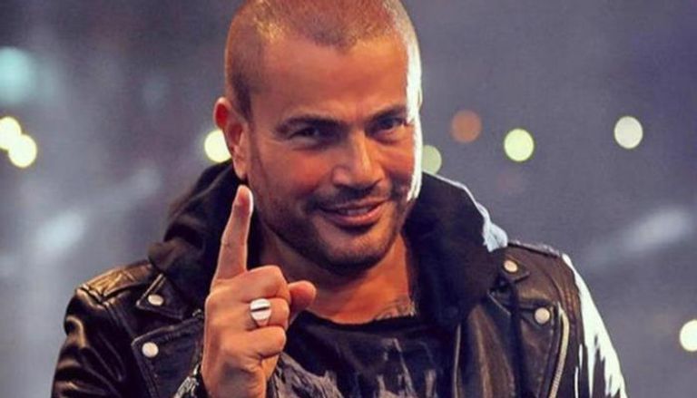 عمرو دياب وشقيقة إلهام شاهين - أرشيفية