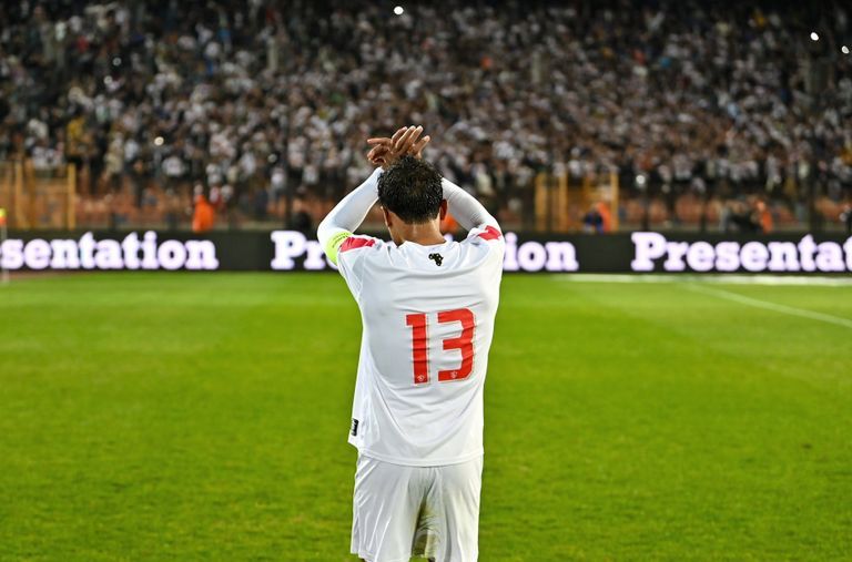 محمد عبدالشافي أحمد حمدي في مباراة الزمالك ونهضة بركان