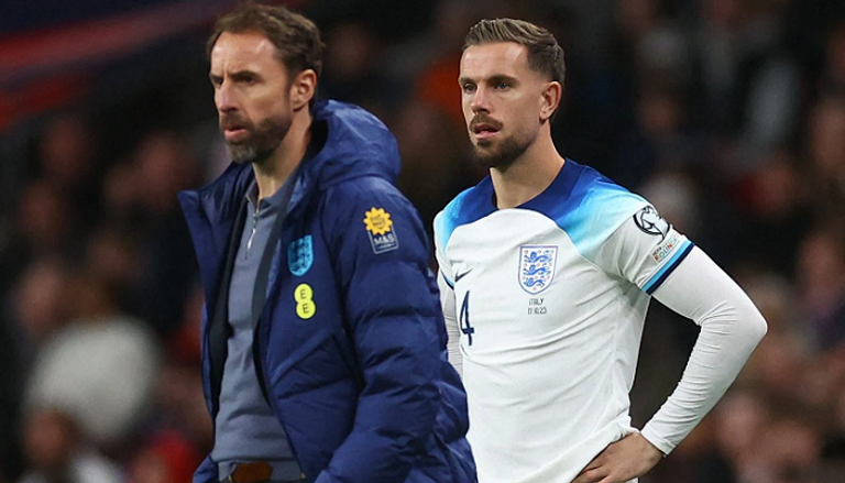 غاريث ساوثغيت وجوردان هندرسون غاريث ساوثغيت ماركوس راشفورد