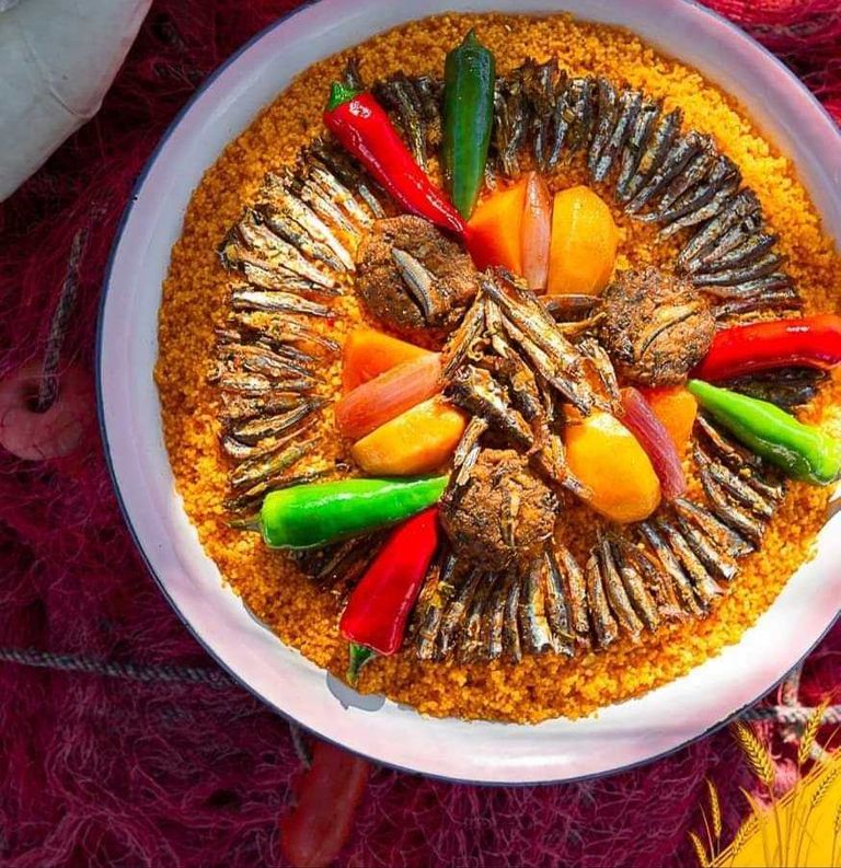 طبق الكسكسي بالشركاو