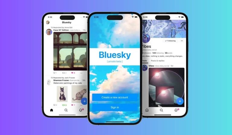 تطبيق Bluesky