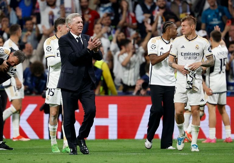 ريال مدريد توني كروس وسط لاعبي ريال مدريد