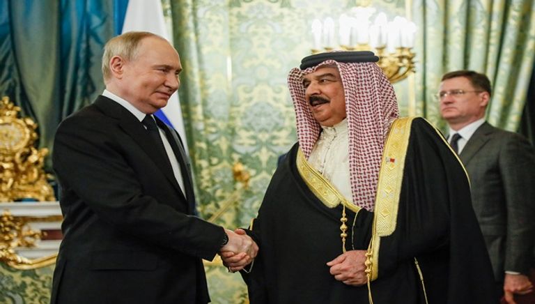 جانب من القمة البحرينية الروسية في موسكو