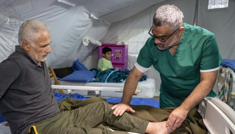 كوادر طبية جديدة بالمستشفى الإماراتي بغزة