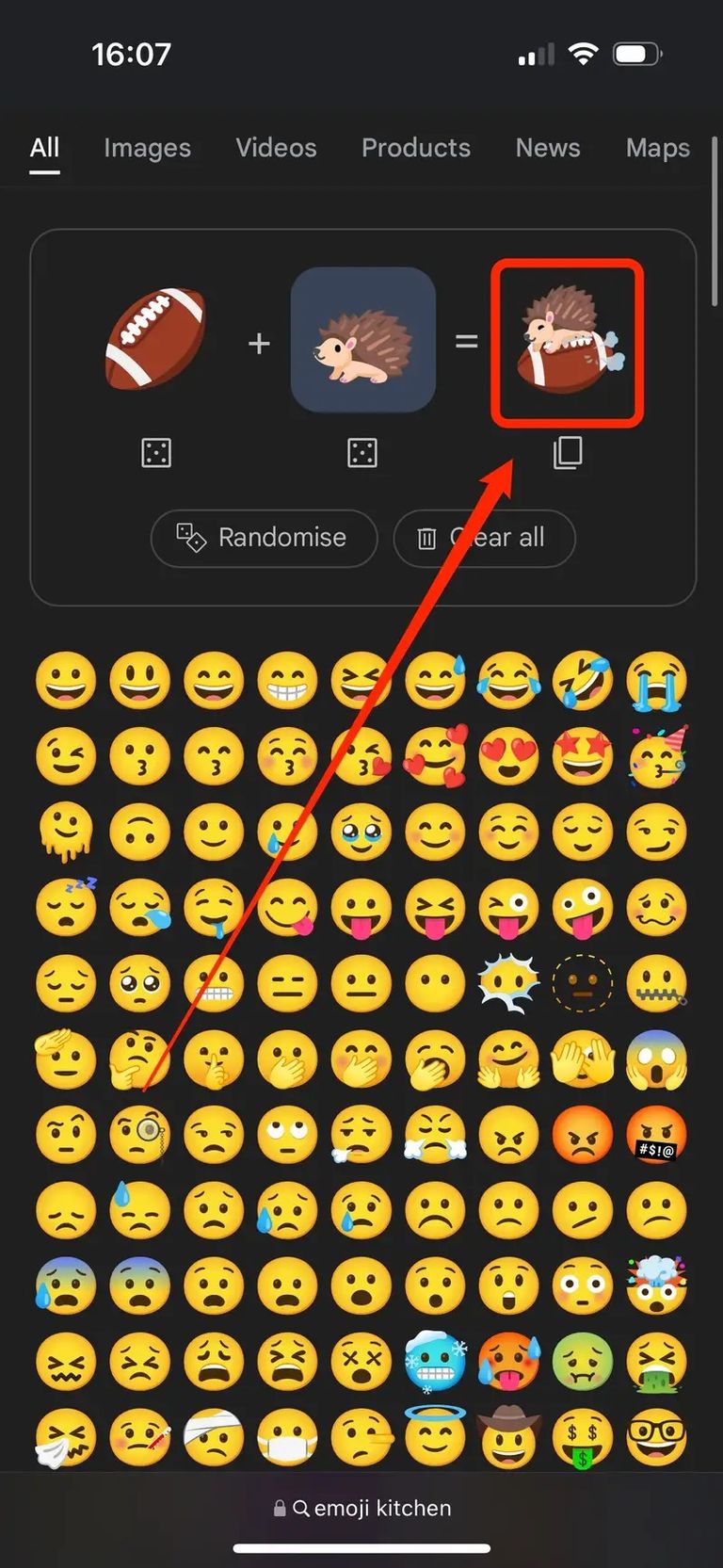 كيف تستخدم خاصية Emoji Kitchen ؟  خاصية Emoji Kitchen