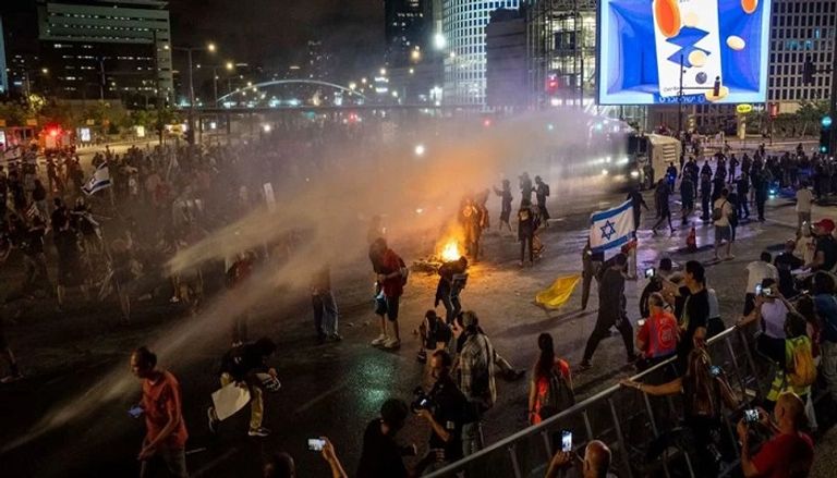 مظاهرة في تل أبيب مطالبة بوقف حرب غزة