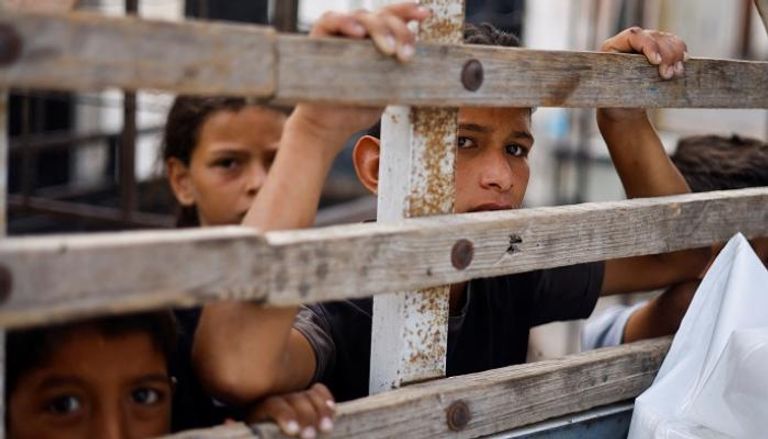 أطفال فلسطينيون في غزة - رويترز