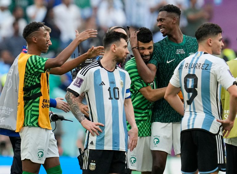 ليونيل ميسي أمام منتخب السعودية ليونيل ميسي لاعب إنتر ميامي الأمريكي