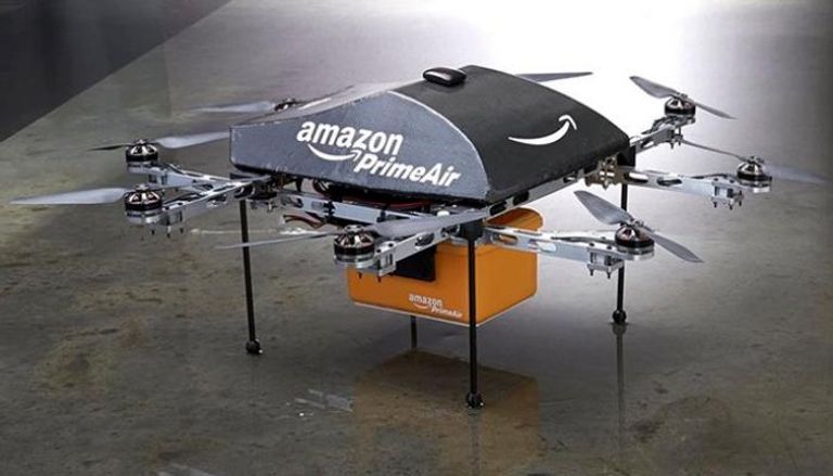 طائرة بدون طيار تابعة لشركة Amazon PrimeAir - رويترز