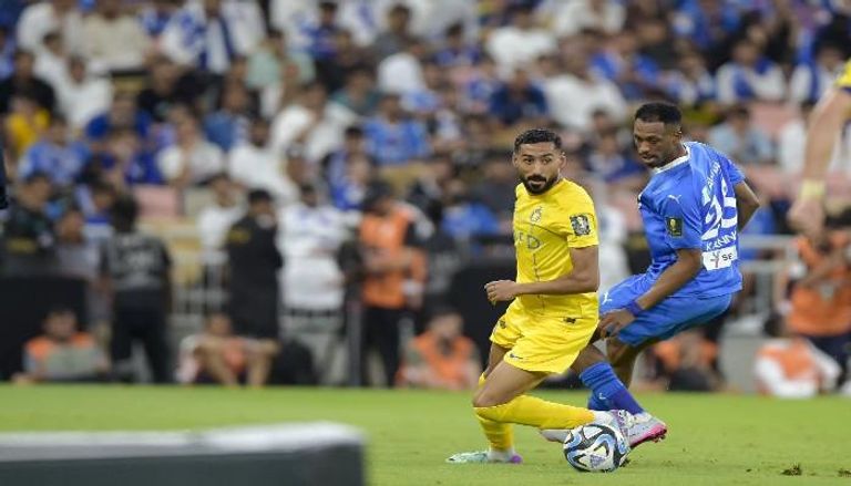 من مباراة الهلال والنصر 