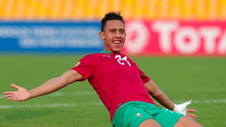 سفيان رحيمي بقميص المغرب