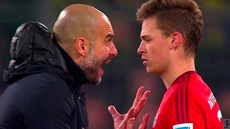 بيب غوارديولا وجوشوا كيميتش