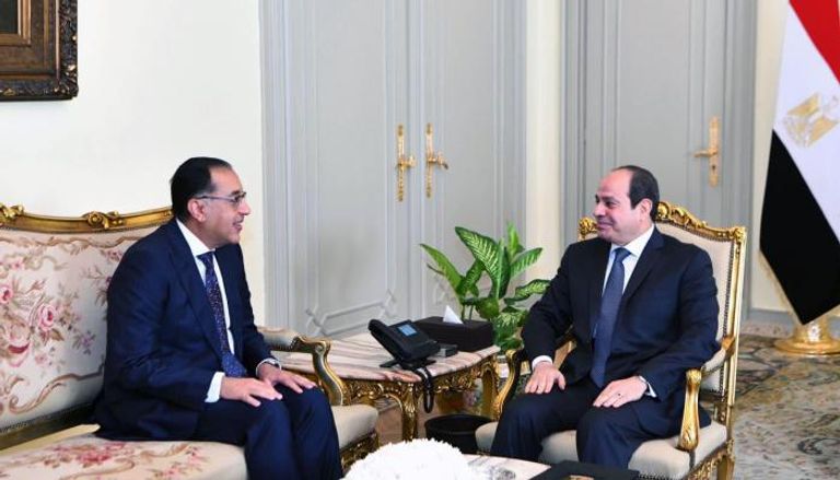 الرئيس المصري ورئيس الوزراء المكلف