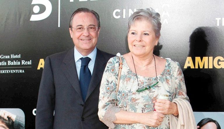 فلورنتينو بيريز وزوجته الراحلة