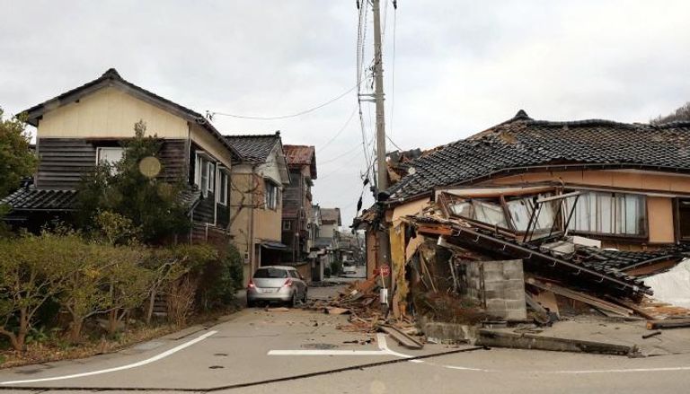 زلزال سابق في منطقة إيشيكاوا اليابانية