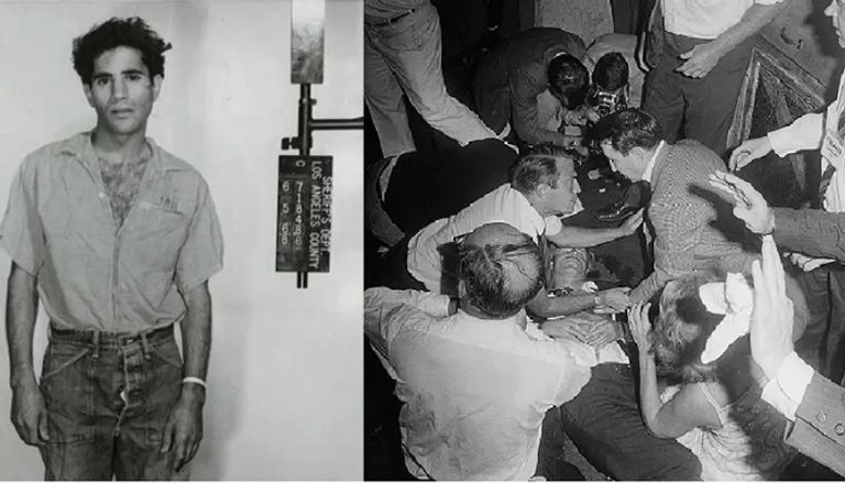 سرحان مع محاميه راسل بارسونز