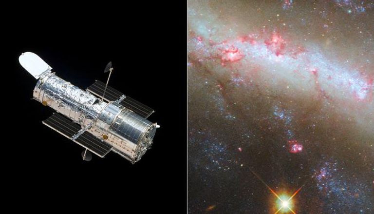 تلسكوب هابل يلتقط صور للمجرة الحلزونية الكاسحة (NGC 4731)