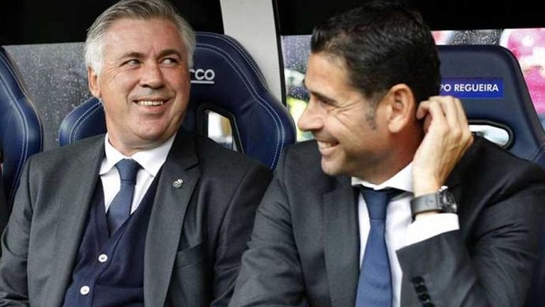 فرناندو هييرو وكارلو أنشيلوتي فرناندو هييرو المدير الرياضي الجديد للنصر