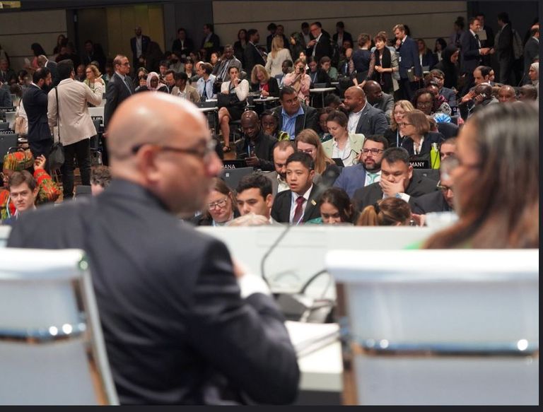 سيمون ستيل في افتتاح مؤتمر بون للمناخ