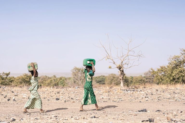 أرض زراعية تعاني من التصحر