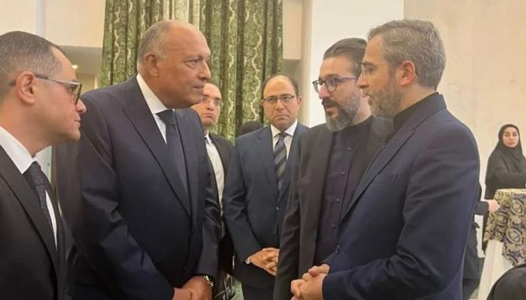 لقاء وزيري خارجية مصر وإيران في طهران