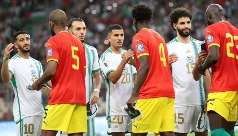 منتخب الجزائر ضد غينيا