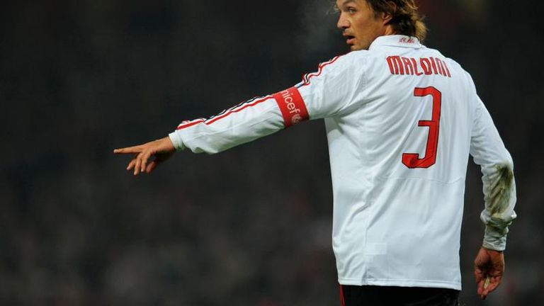 باولو مالديني الأسطورة الهولندي يوهان كرويف