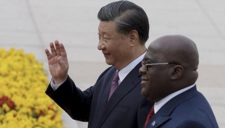 فيليكس تشيسكيدي مع الرئيس الصيني