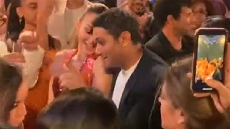 جميلة عوض رفقة زوجها