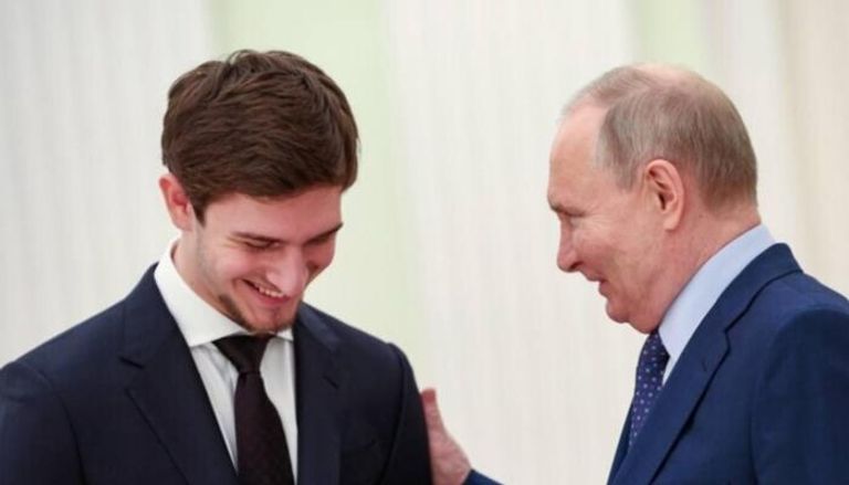 بوتين ونجل رئيس الشيشان