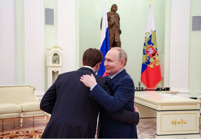 بوتين ونجل رئيس الشيشان