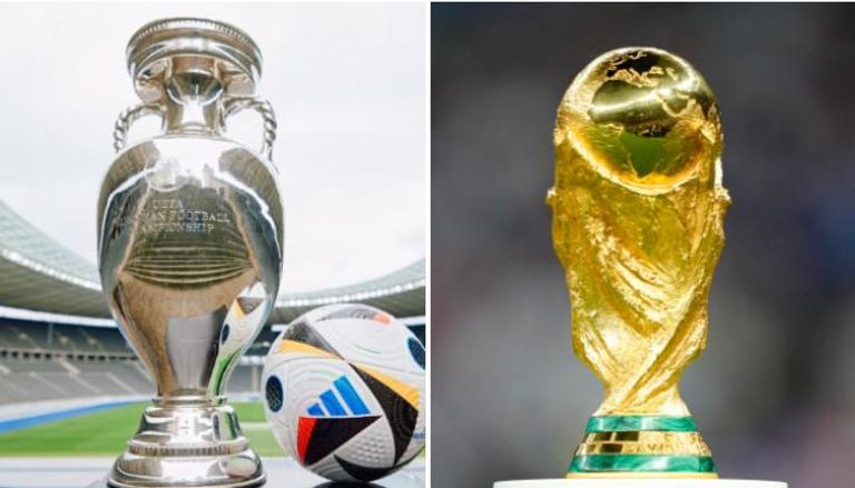 كأس العالم وكأس أمم أوروبا