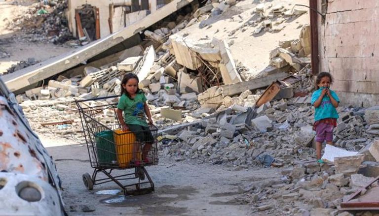 أكثر من مليون نازح شردتهم الحرب من منازلهم بغزة