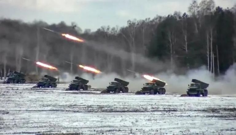منصات إطلاق صواريخ روسية