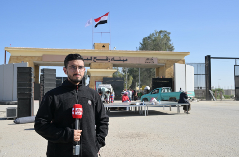 جانب من مساعدات إماراتية لأهالي غزة- أرشيفية