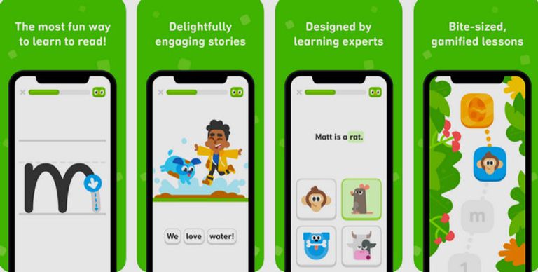 تطبيق Duolingo Kids أحد تطبيقات الذكاء الاصطناعي للأطفال أكثر تطبيقات الذكاء الاصطناعي استخداما ا