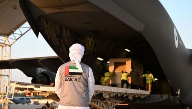 المساعدات الإماراتية لدعم غزة