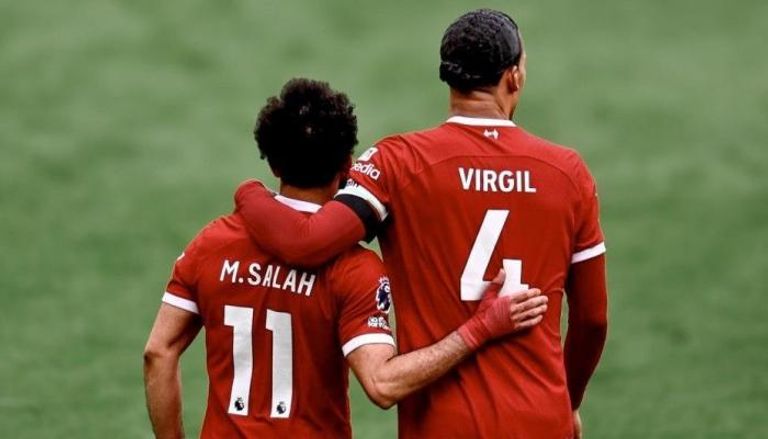 فان دايك ومحمد صلاح