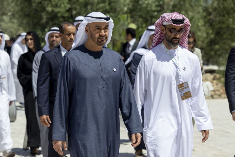 الشيخ محمد بن زايد آل نهيان رئيس دولة الإمارات