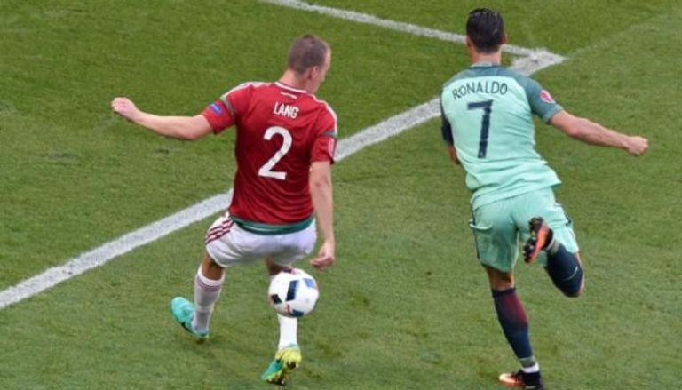 هدف كريستيانو رونالدو ضد المجر في يورو 2016