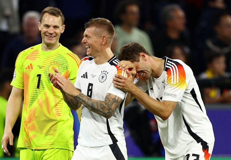 مباراة ألمانيا واسكتلندا في افتتاح يورو 2024