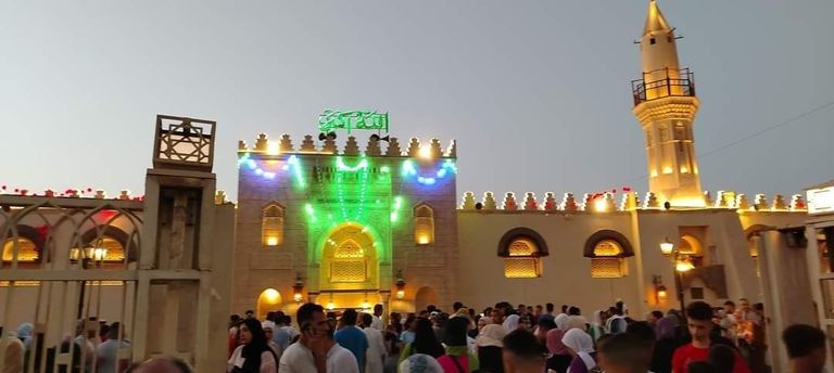 صلاة عيد الأضحى بمسجد عمرو بن العاص بالقاهرة