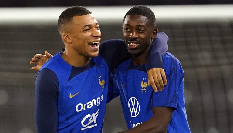 عثمان ديمبلي وكيليان مبابي نجوم منتخب فرنسا أصحاب الأصول الأفريقية