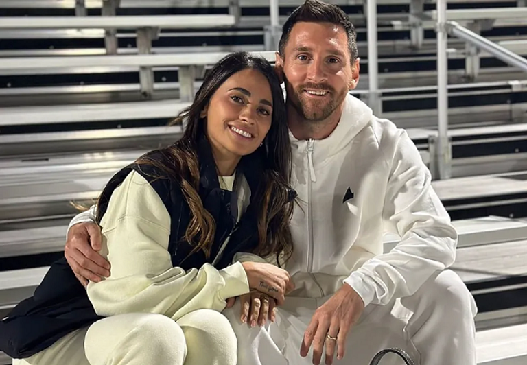 ليونيل ميسي وأنتونيلا