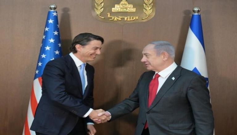 مستشار الرئيس الأمريكي هوكستين خلال زيارته لإسرائيل