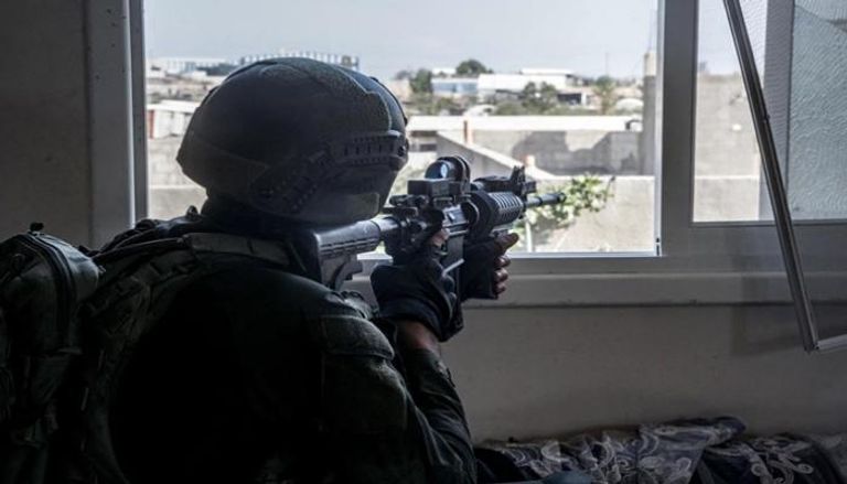 أحد عناصر الجيش الإسرائيلي في غزة - أ ف ب