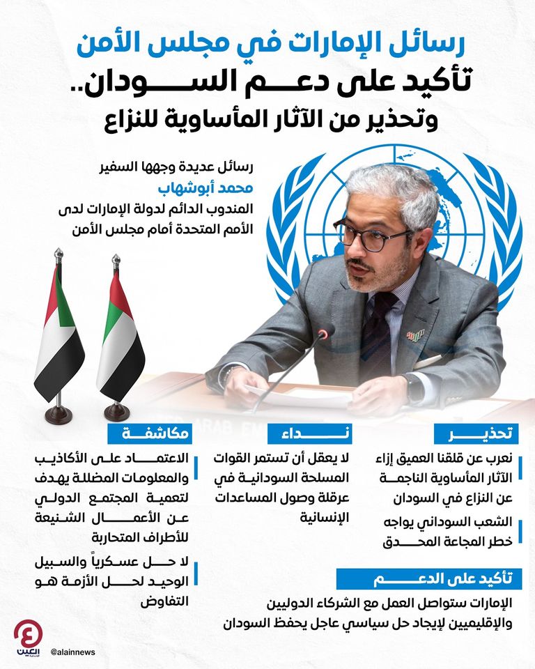 السفير محمد أبوشهاب المندوب الدائم لدولة الإمارات لدى الأمم المتحدة