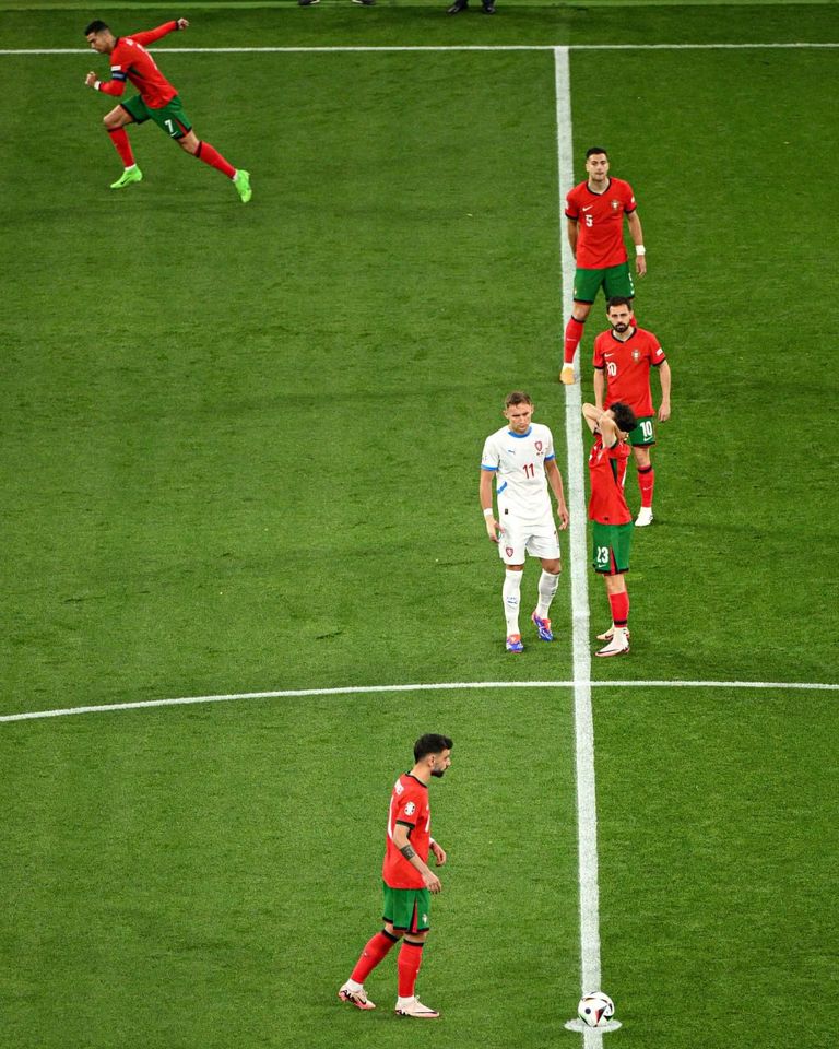 حماس رونالدو كريستيانو رونالدو قائد منتخب البرتغال