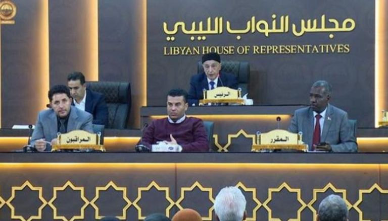 جانب من جلسة سابقة للبرلمان الليبي