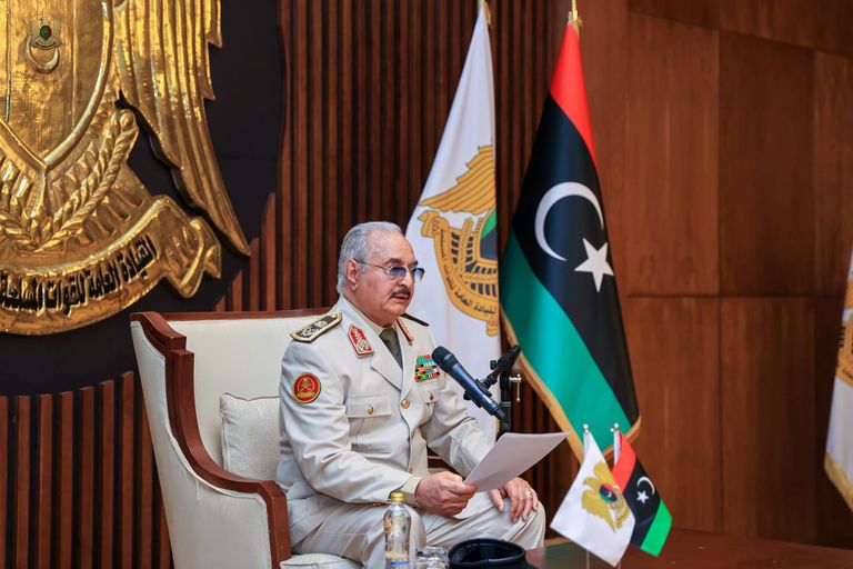 القائد العام للجيش الليبي المشير خليفة حفتر